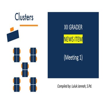 TEACHING NEWS ITEM FOR XII GRADER (PROJECT BASED LEARNING) | PDF