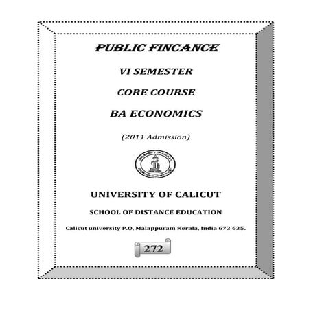 public finance