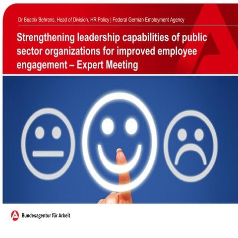 Presentation on "Strengthening Employee Engagement at the German Employment A...