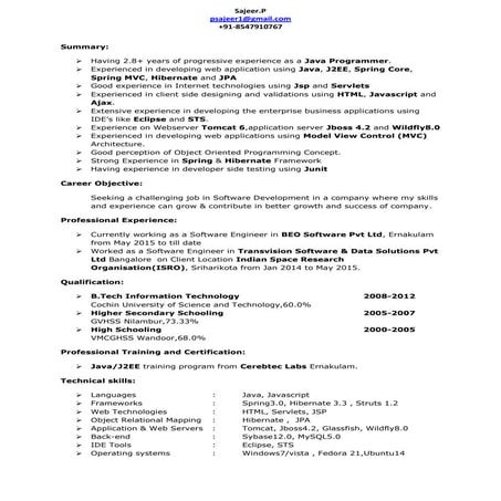 sajeer_resume