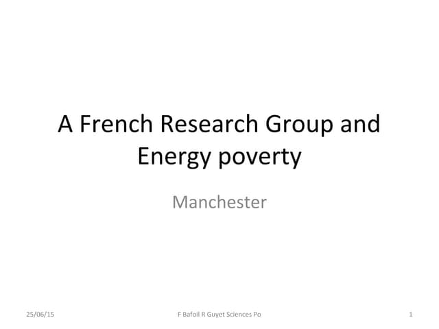 Francois Bafoil and Rachel Guyet - ...