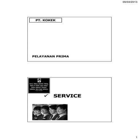 Bag 3 pelayanan prima