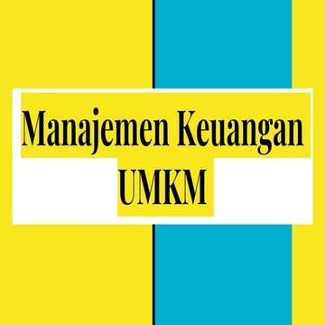 Bagaimana Manajemen Keuangan UMKM...pptx