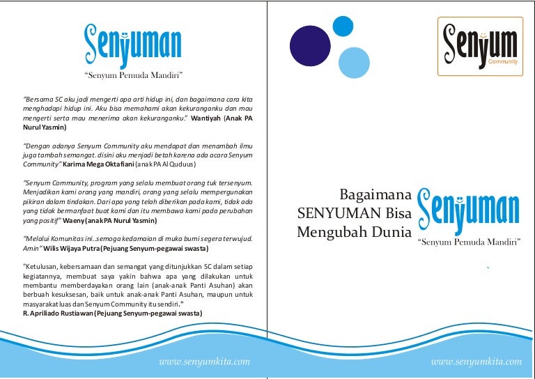 Bagaiman Senyuman Mengubah Dunia