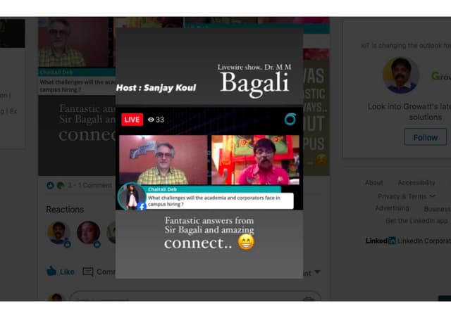 Bagali - Webinar 2020  - Future University - Future Education - Future Models ….Thanks all 700 participants. Lets take the discussion forward !!!!!!!