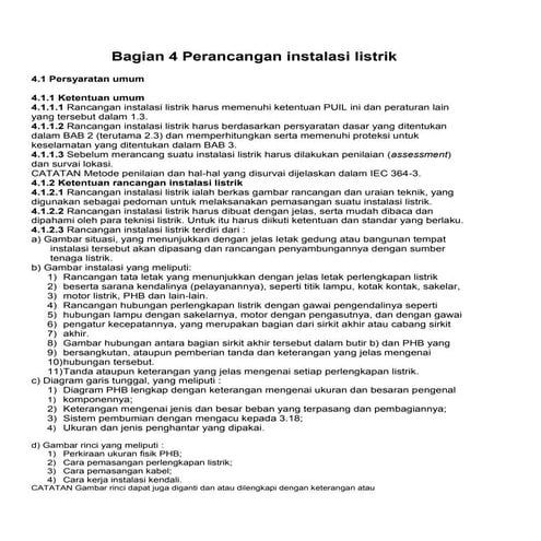 Perancangan Instalasi Listrik