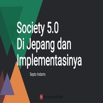 society 5.0 di jepang