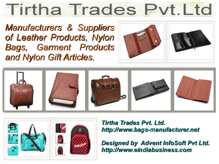 Bags manufacturer