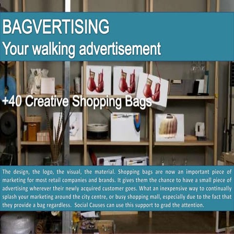 +40 Creative Shopping Bags | Bagvertising