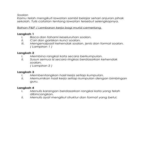 Contoh penulisan catatan | PDF