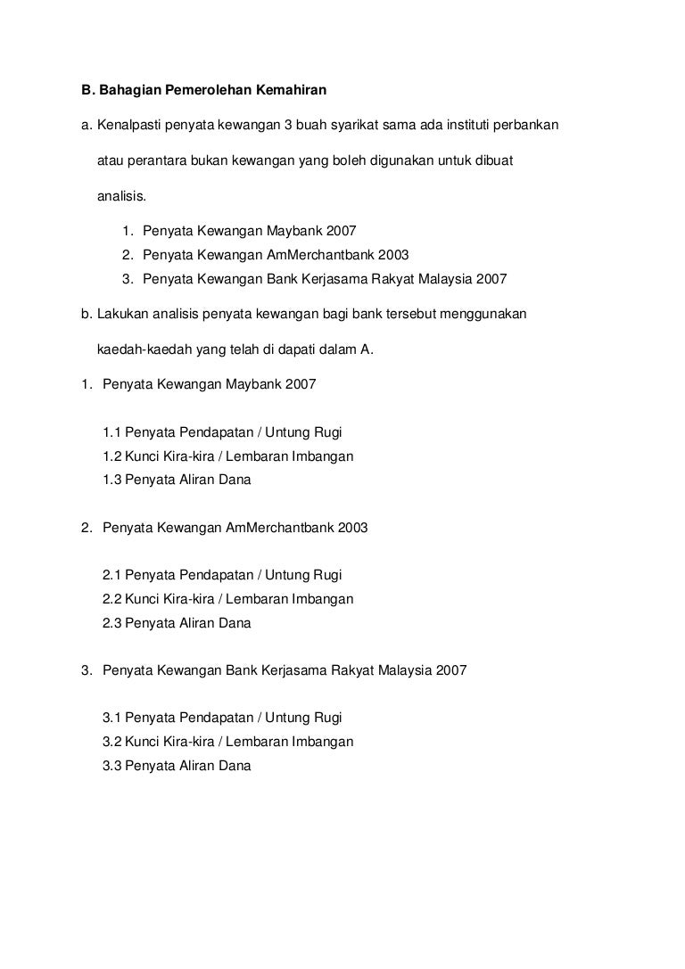 Bahagian B Pemerolehan Ilmu