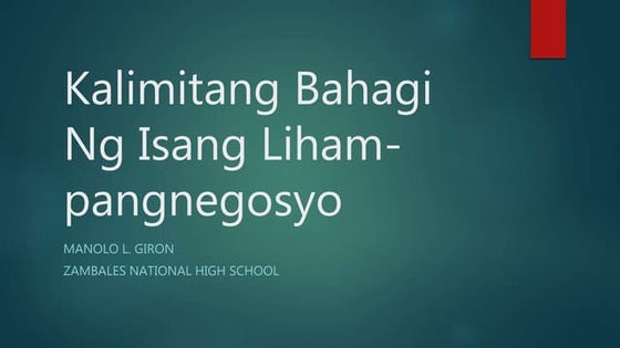 Ang pagsulat ng liham | PPT