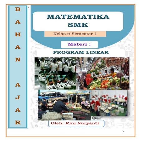 Bahan ajar Program Linear