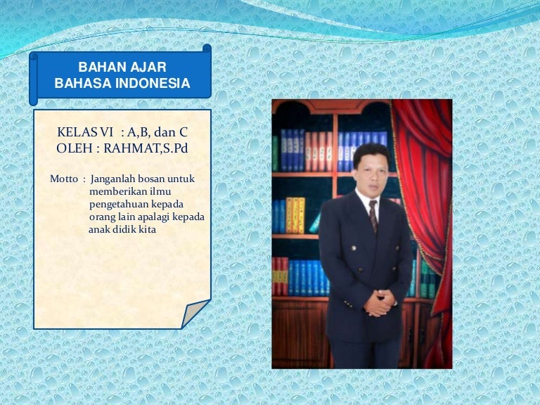 Bahan Ajar Bahasa Indonesia