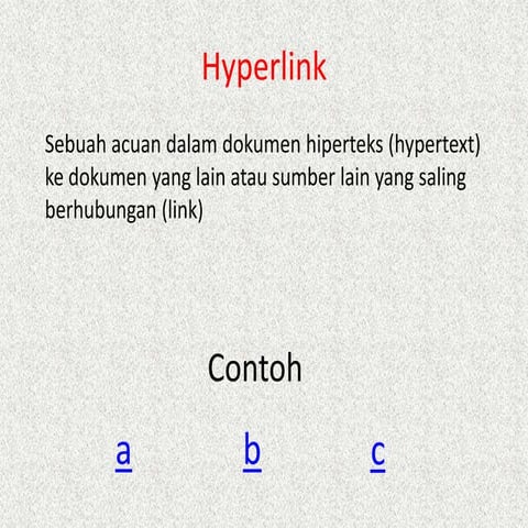 Bahan ajar hyperlink | PPTX