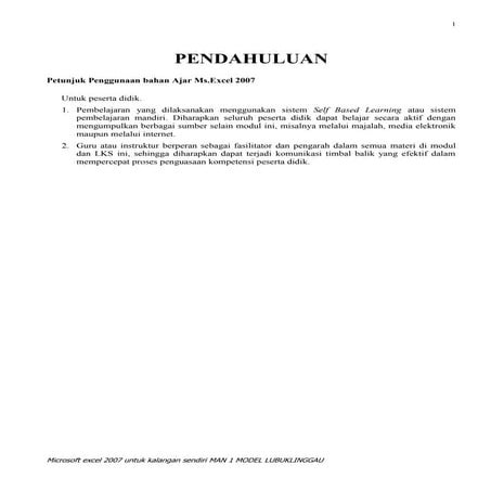 Bahan ajar ms excel 2007 man 1 llg