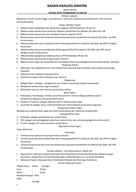 Analisis Kompetensi Kepala Sekolah