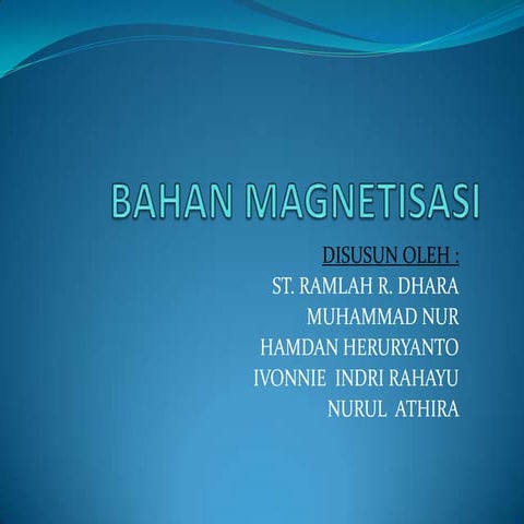Bahan magnetisasi