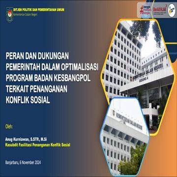 Tim Kesbangpol Sawahlunto bekerja sama dalam evaluasi program