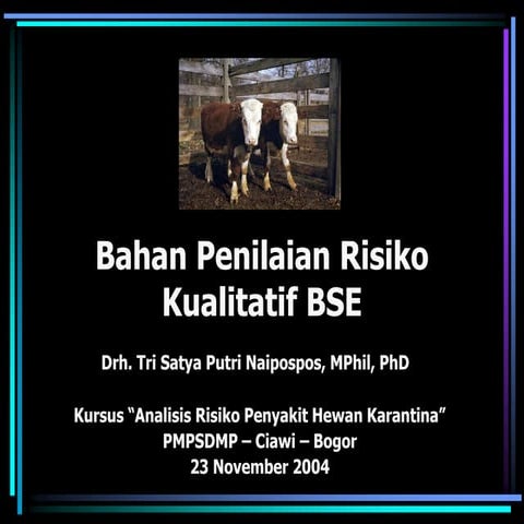 Status Bovine Spongiform Encephalopathy (BSE) Negara Inggris: Pemahaman ...