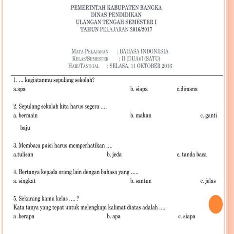 Bahasa 1
