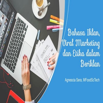 Bahasa iklan, viral marketing dan etika dalam beriklan