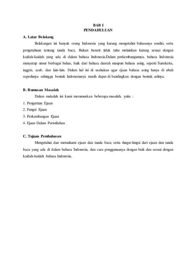 Pengertian Dan Fungsi Ejaan