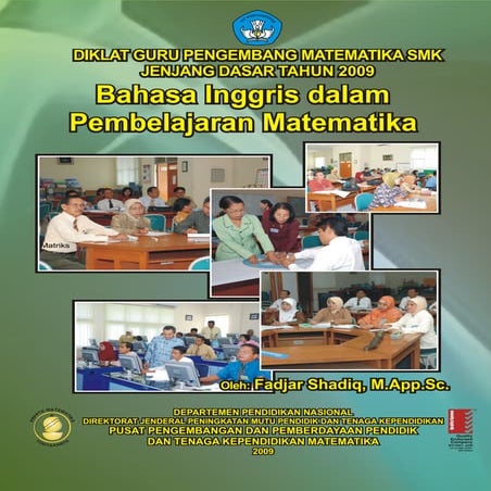 Bahasa Inggris dalam Pembelajaran Matematika