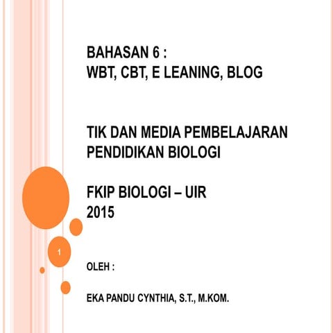 Bahasan 6 WBT CBT E Learning Blog