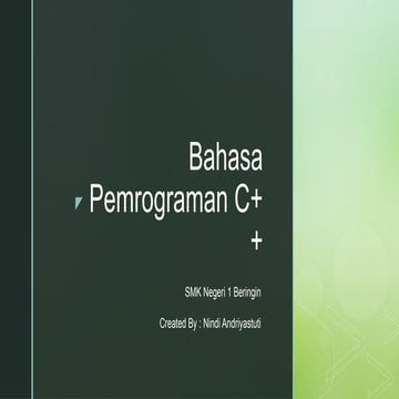 DASAR KEJURUANBahasa Pemrograman C++.pptx