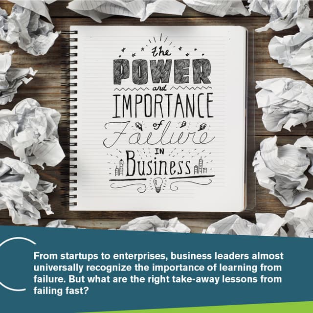 The Power and Importance of Failure in Business