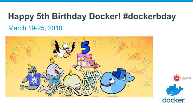 Bahrain ch9 introduction to docker 5th birthday 