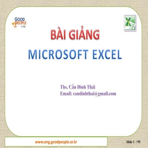 Bài 4 Bảng tính và MICROSOFT EXCEL - Giáo trình FPT | PDF