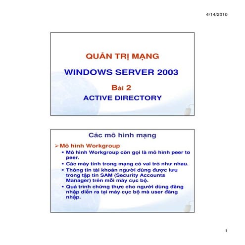 Bai 02   active directory