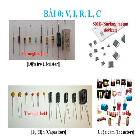 giới thiệu các linh kiện công suất như diode, transistor, SCR, TRIAC, MOSFET ...