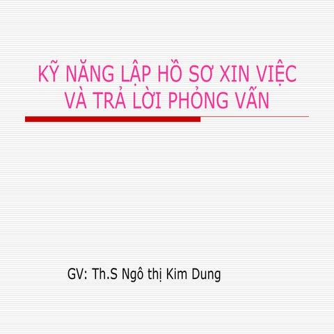 Phong van & Xin viec - bai1