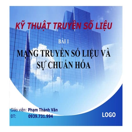 Bai1 Mang truyen so lieu va chuan hoa