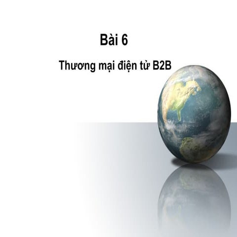 thương mại điện tử, B2B, Thương mại điện tử