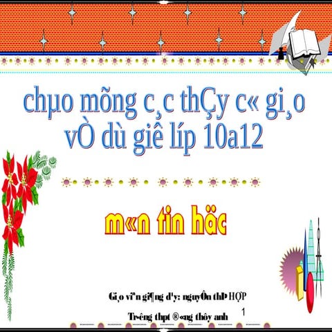 Bai 8 nhung ung dung tin hoc