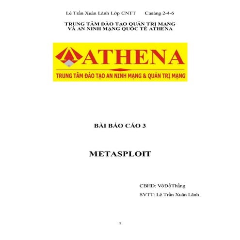 cài đặt metasploit