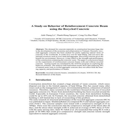 Experimental Study of Reinforced Concrete Beams Strengthened by High ...