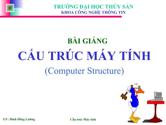 Bai giang cau truc may tinh