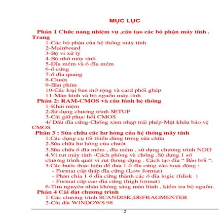 Bai giang cau truc pc