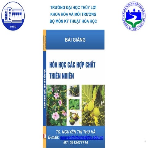 Bai giang hoa hoc cac hop chat thien nhien dai hoc thuy loi