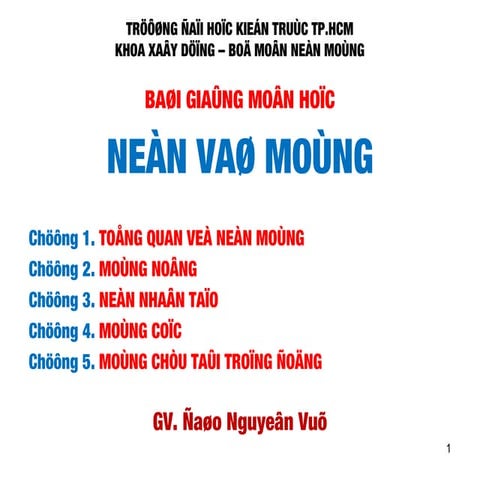 Bai giang nen va mong