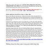 Bài học kinh nghiệm thực tập phòng xuất nhập khẩu, giao nhận