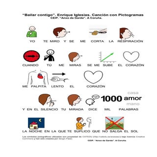 Canción con Pictogramas." Bailar co...