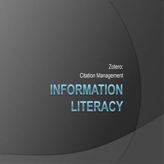 InfoLitZotero