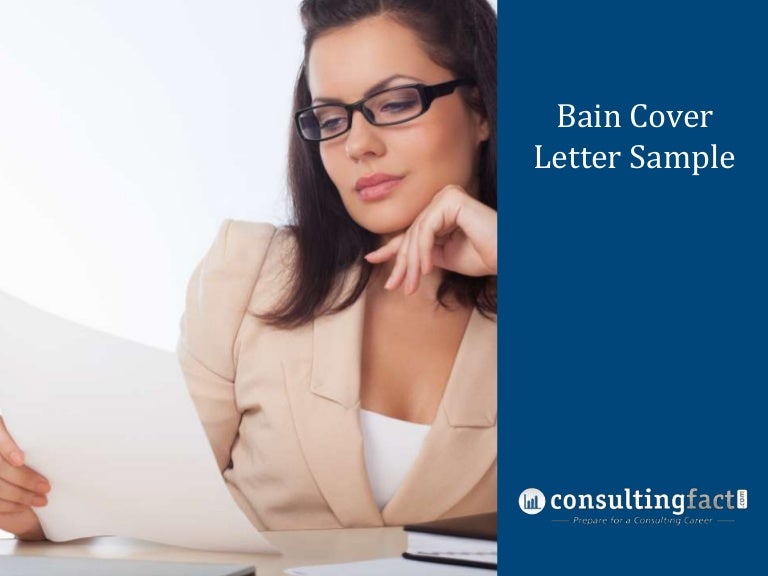 cover letter bain