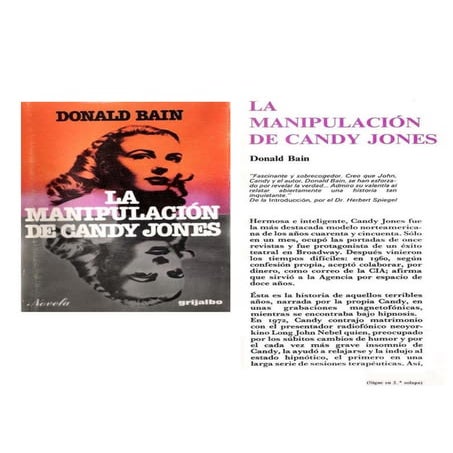Bain, Donald. La Manipulación de Candy Jones